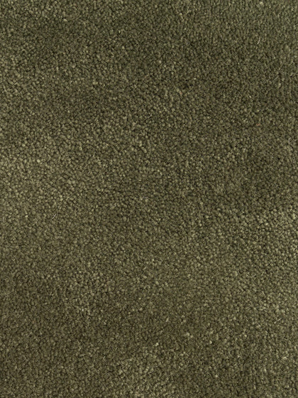 Green Color Hand-Tufted Irregular Rug