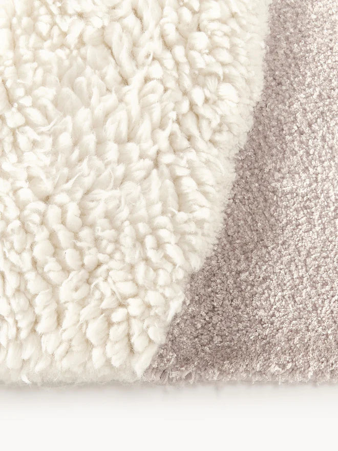 Multicolor Color Hand-Tufted Irregular Rug