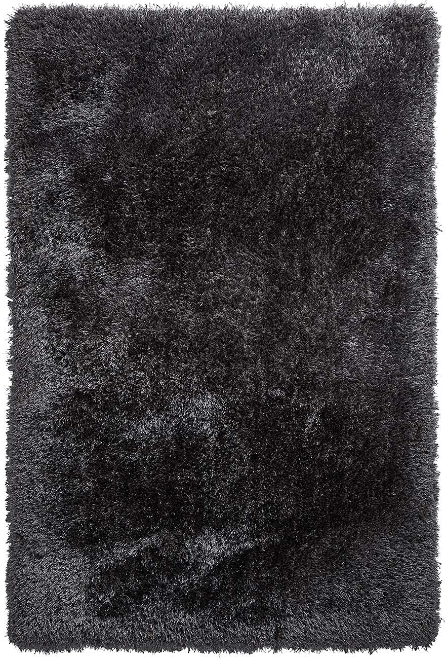 Dark Grey Nova Shaggy Carpet & Rug