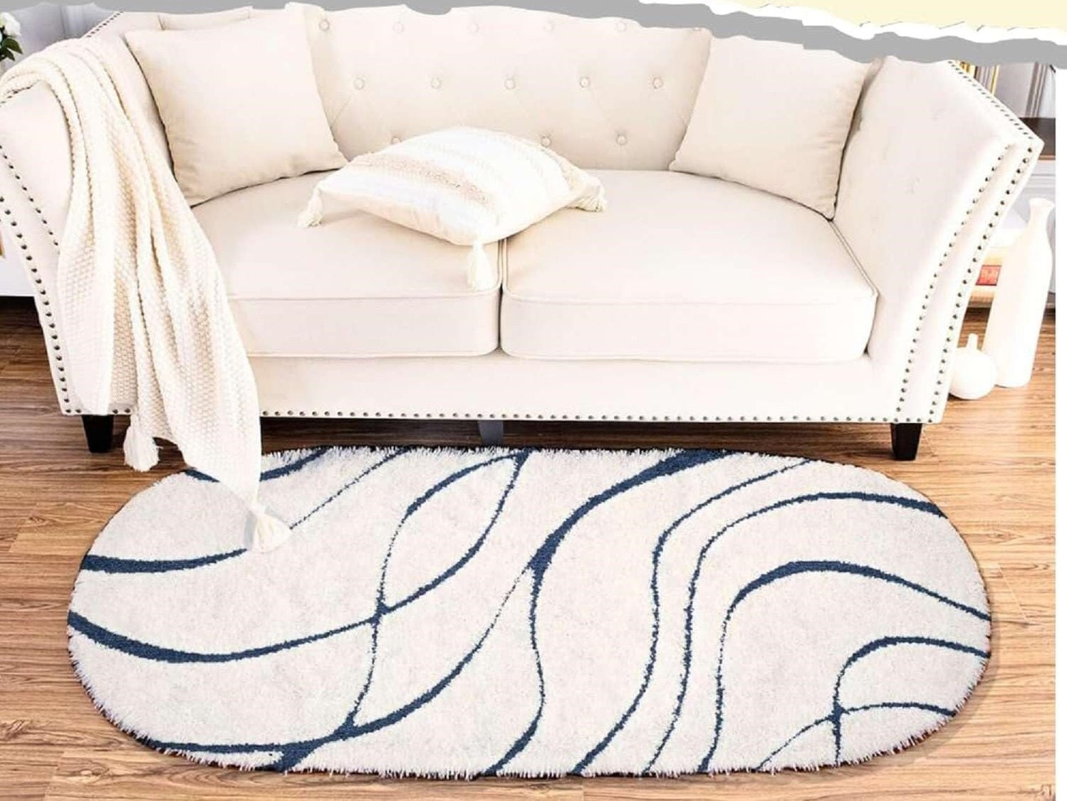 Dream Weave Oval Shaggy Carpet and Rug