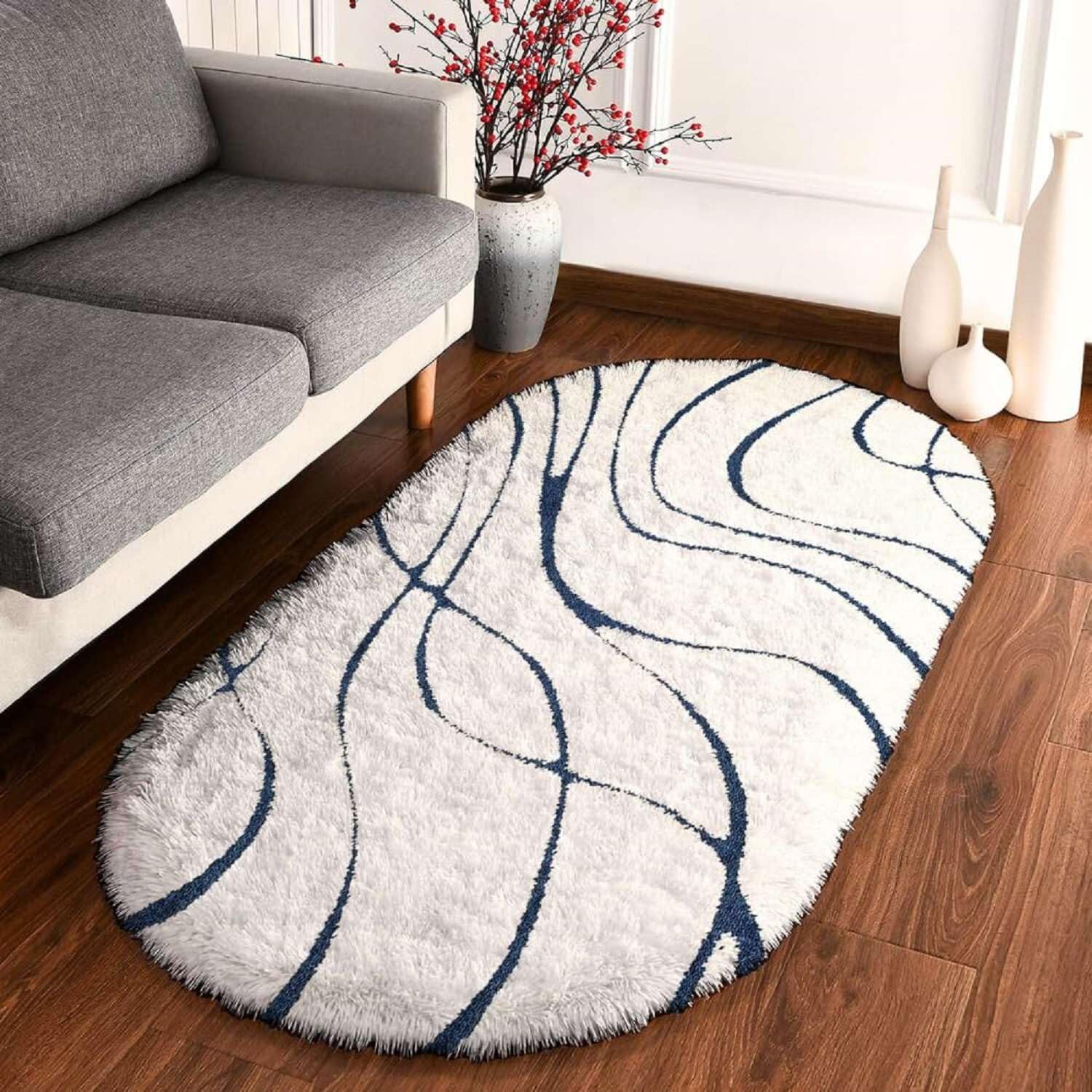 Dream Weave Oval Shaggy Carpet and Rug