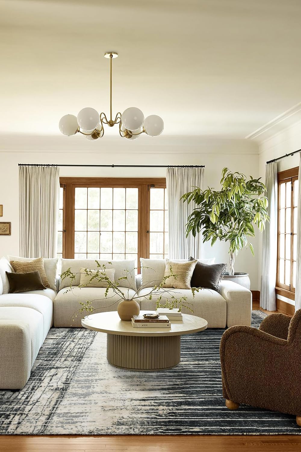 Durable Abstract Area Rug