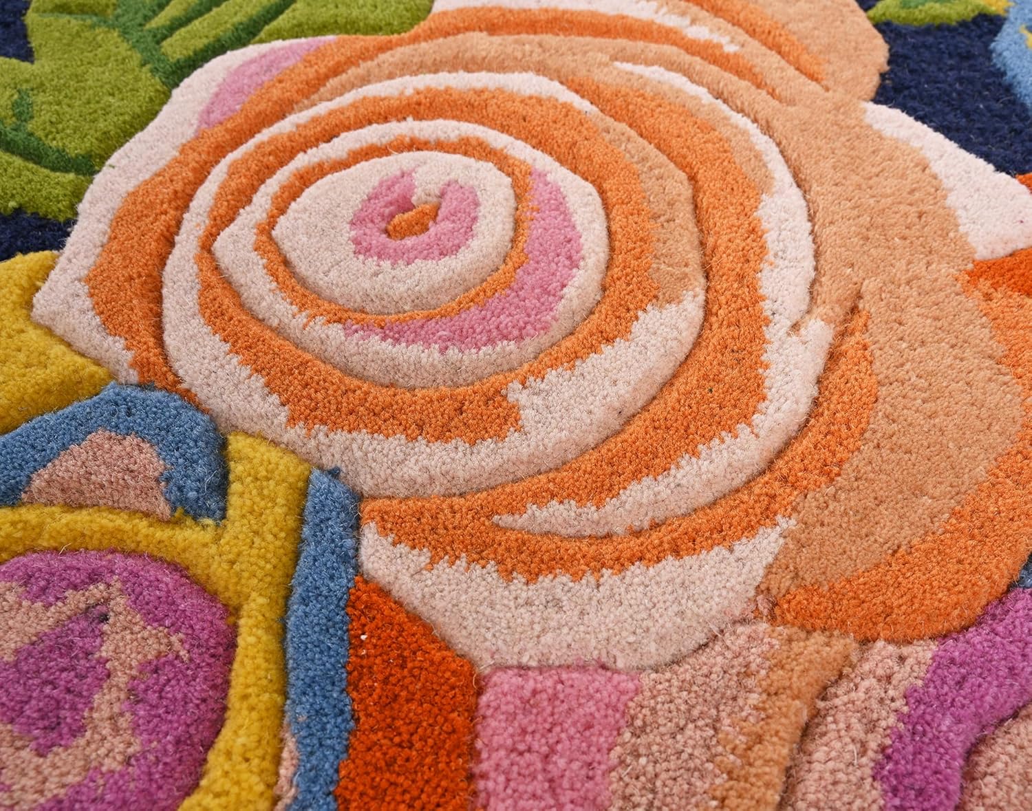 Echo Foliage Irregular Carpet & Rug