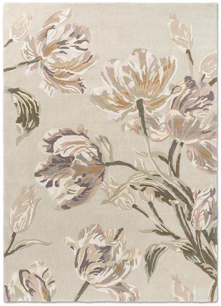 Flowing Flora Foliage Hand-Tufted Rug