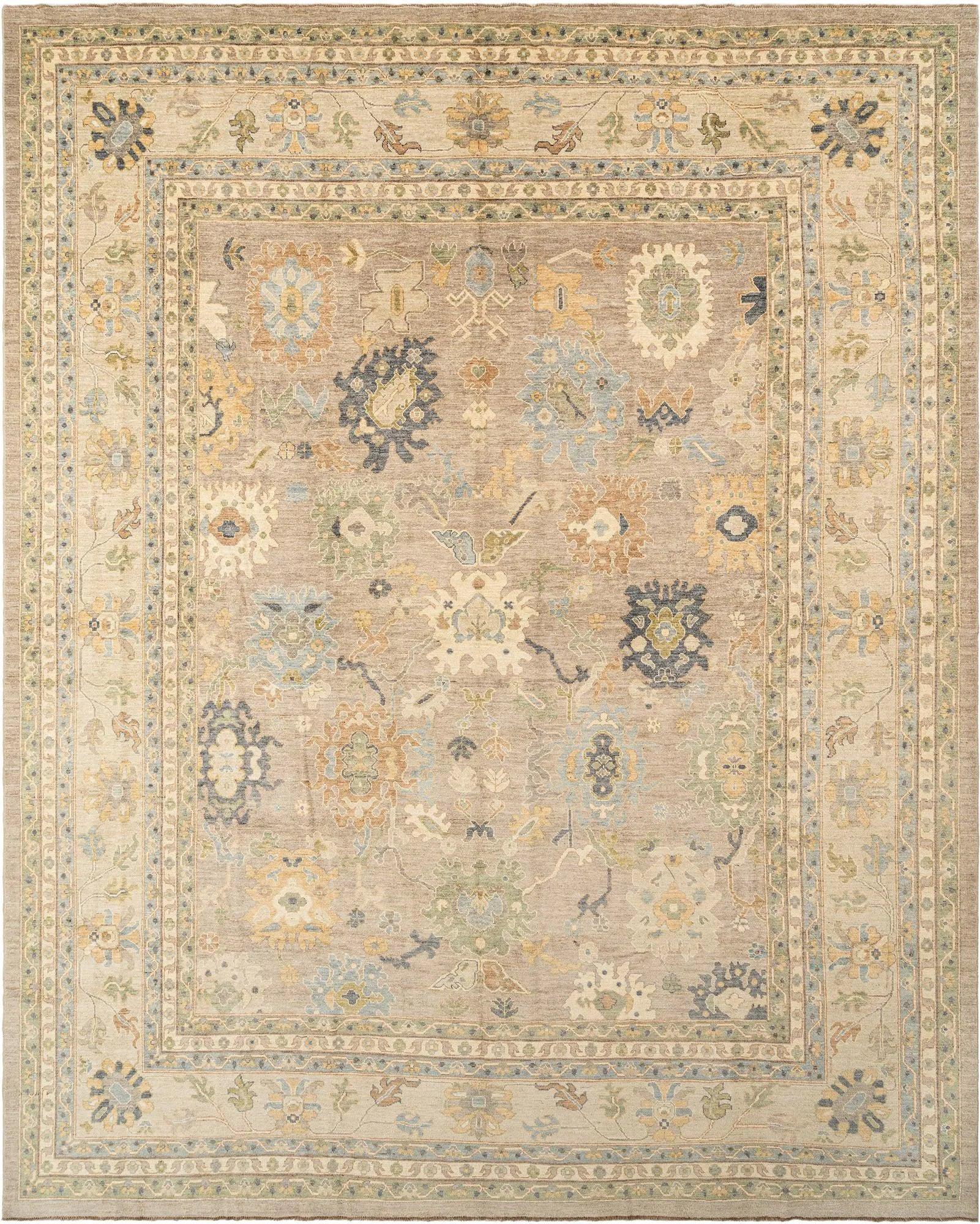 Golden Heritage Oushak Hand-Knotted Rug
