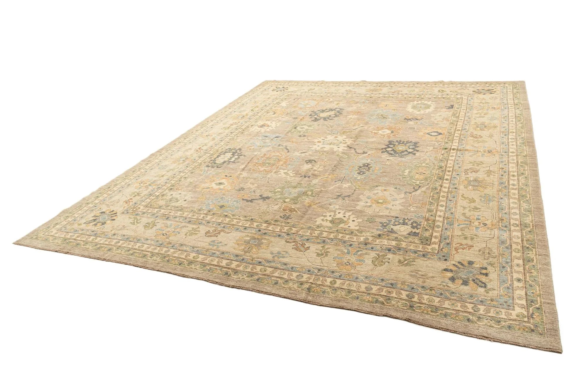 Golden Heritage Oushak Hand-Knotted Rug