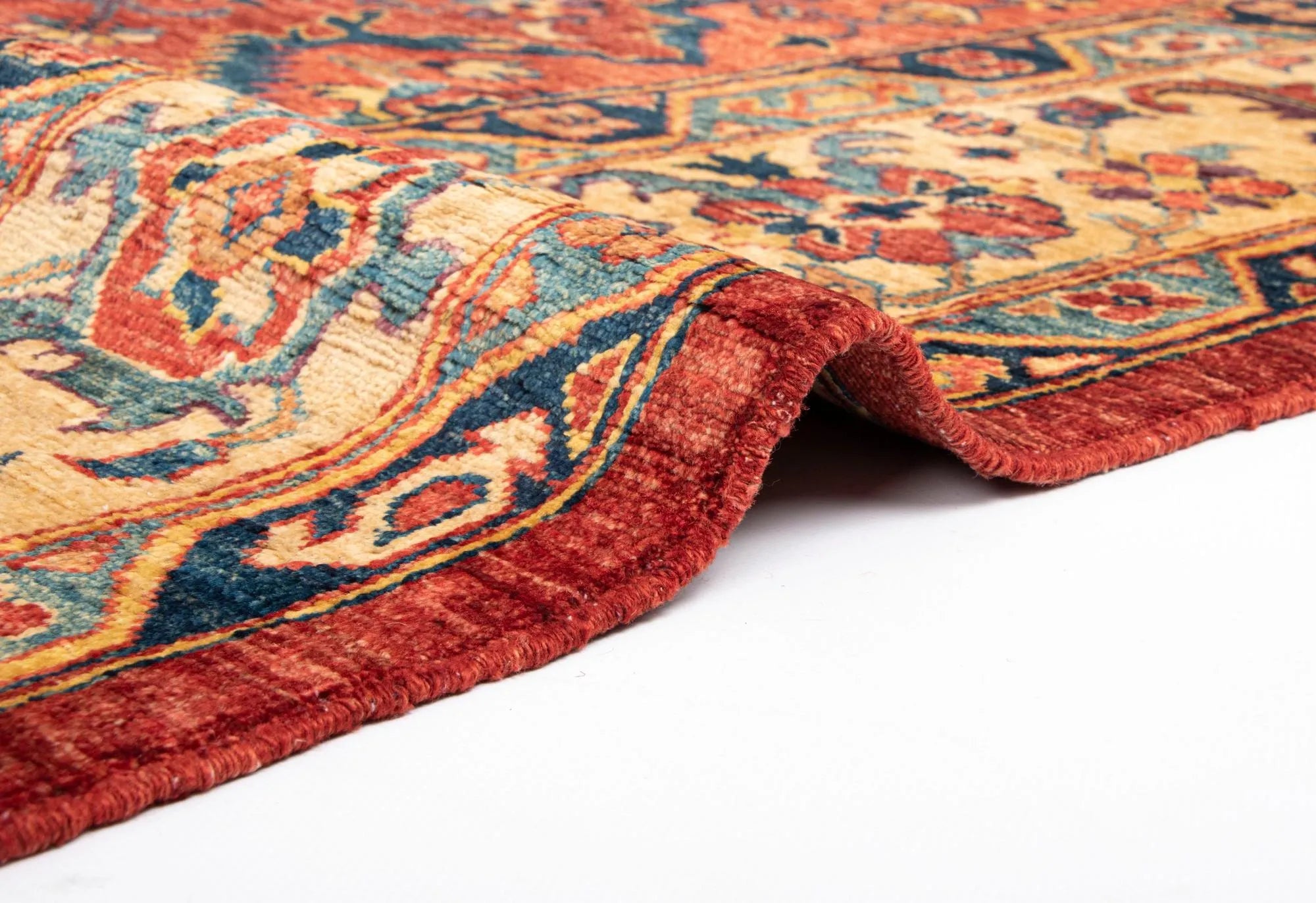 Grand Handloom Indo-Tabriz Hand-Knotted Rug