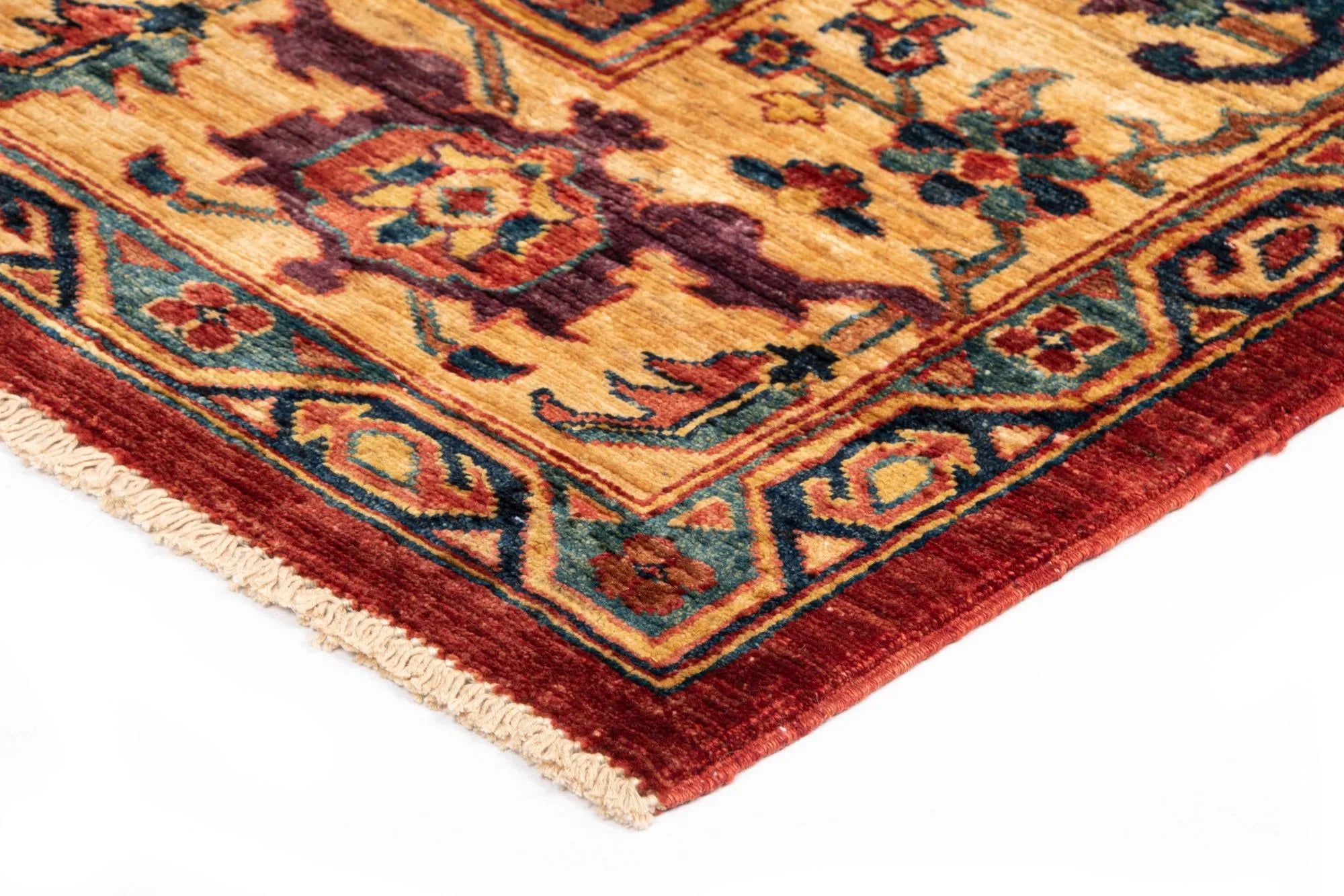 Grand Handloom Indo-Tabriz Hand-Knotted Rug