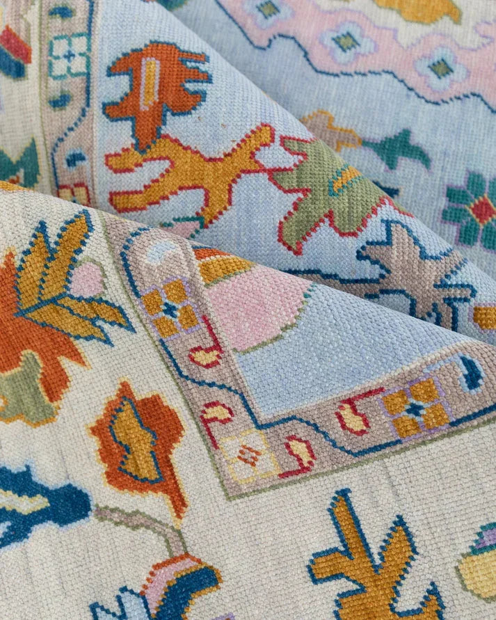 Grand Weave Oushak Hand-Knotted Rug