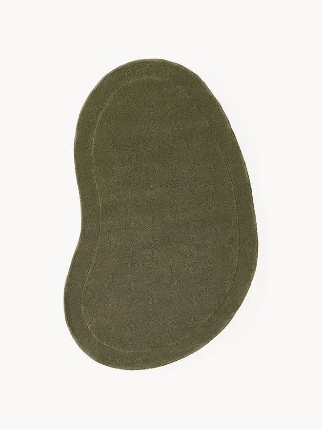 Green Decor Irregular Carpet & Rug