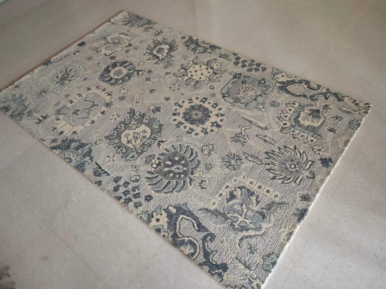 Grey Vintage Loop Carpet & Rug
