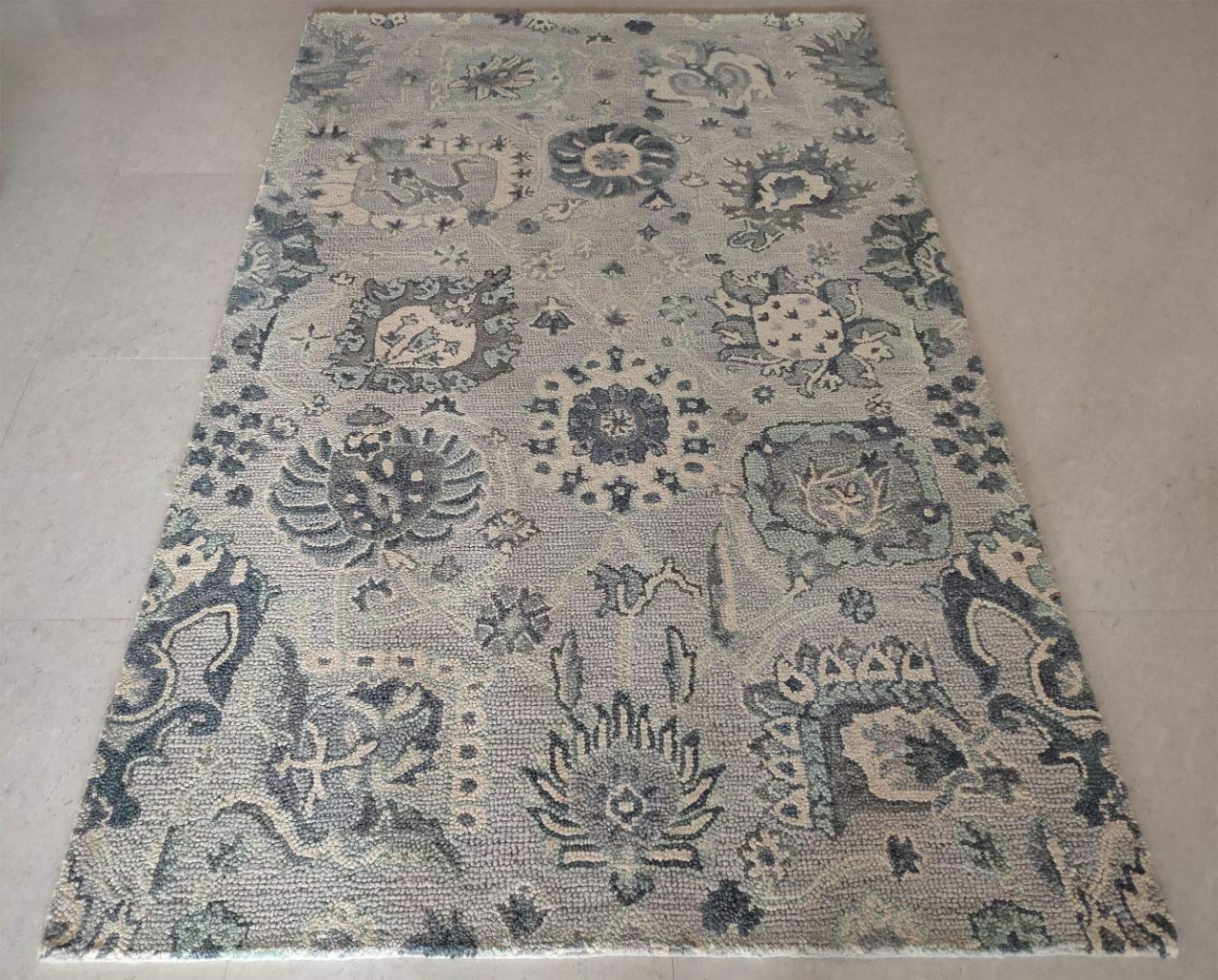 Grey Vintage Loop Carpet & Rug