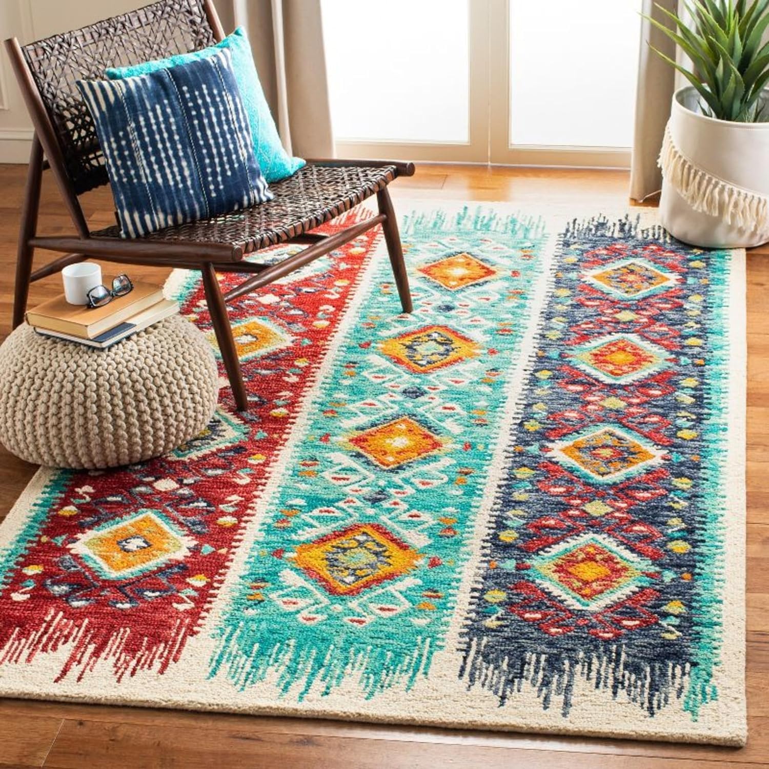 Harmonious palette Shedded Loop Carpet & Rug