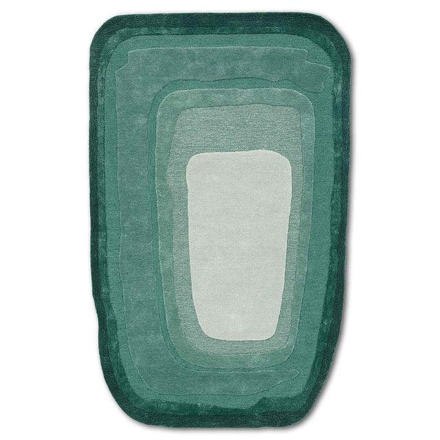 Harmony Green Irregular Rug