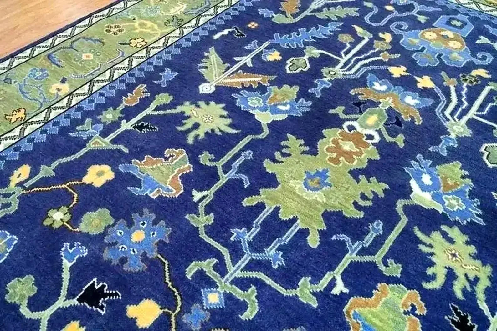 Historic Charm Oushak Hand-Knotted Rug