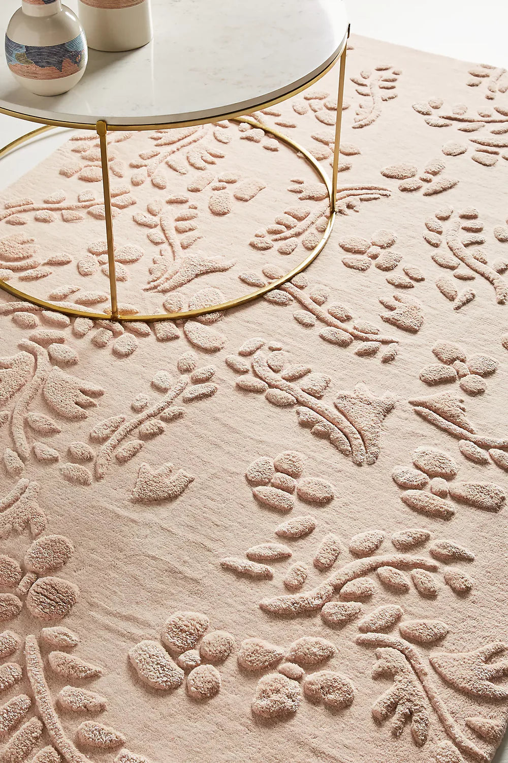 Plush Viscose & Wool Hand-tufted Carpet & Rug