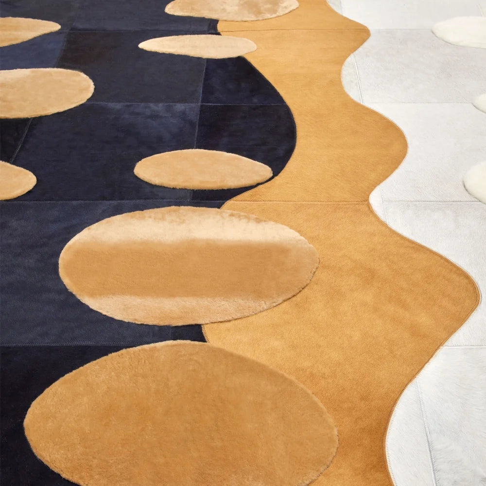 Soft Viscose & Wool Hand-tufted Carpet & Rug