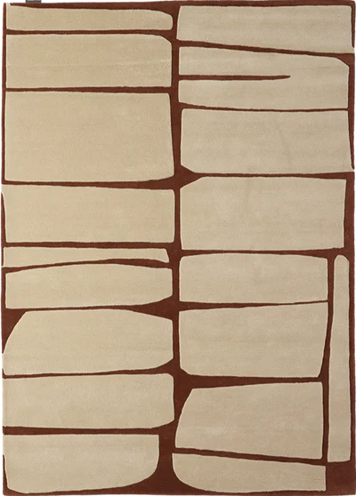 Neutral Wool Hand-tufted Carpet & Rug