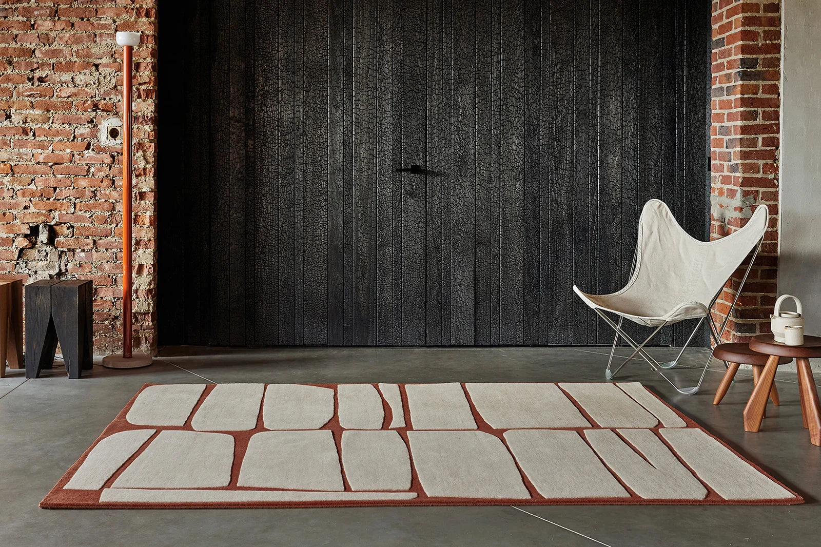 Neutral Wool Hand-tufted Carpet & Rug