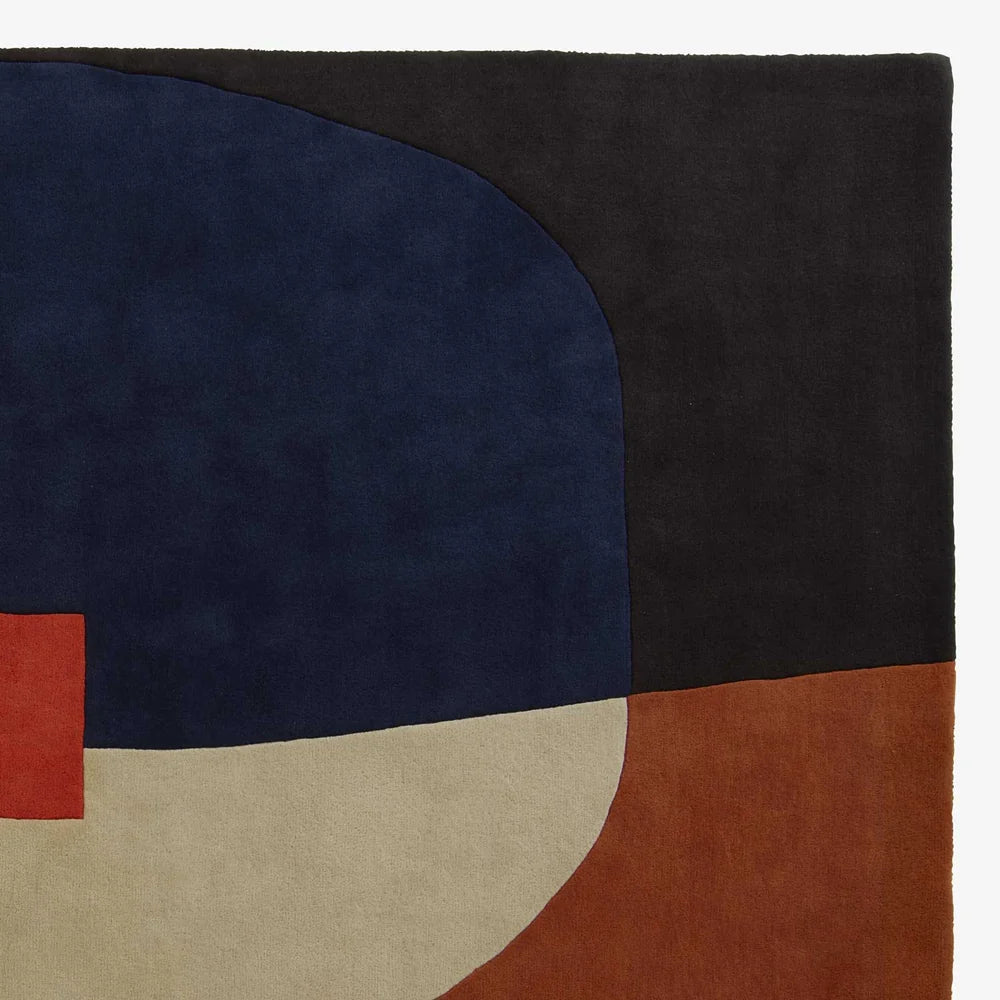 Vibrant Wool Hand-tufted Carpet & Rug