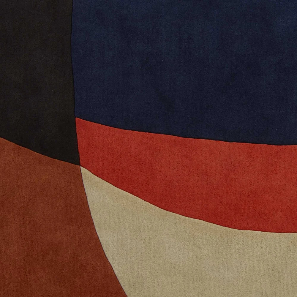 Vibrant Wool Hand-tufted Carpet & Rug