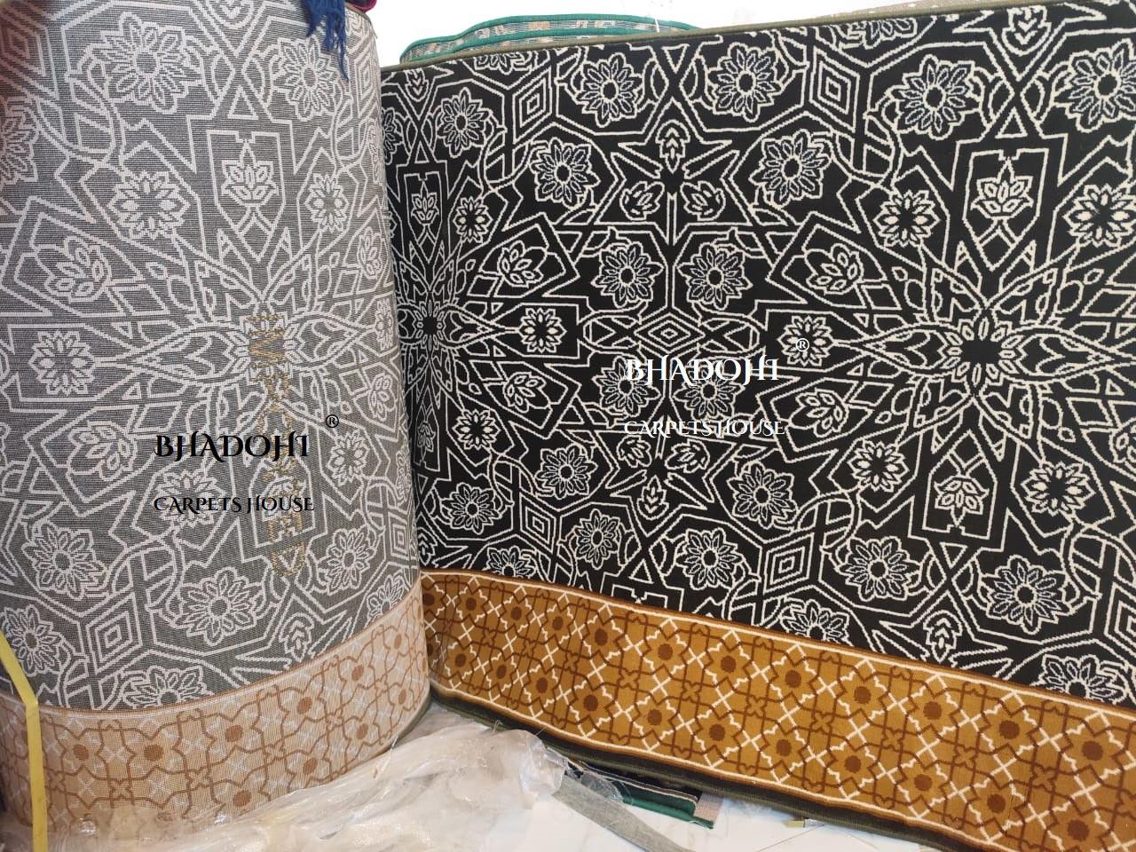 Dark Green Turkish Janamaz Roll – Imported Masjid Carpet | 15 mm Ultra Soft & Luxurious Mosque Prayer Mat