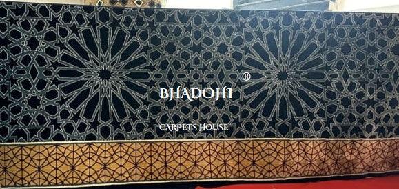 Blue Turkish Janamaz Roll – Imported Masjid Carpet | 15 mm Ultra Soft & Luxurious Mosque Prayer Mat