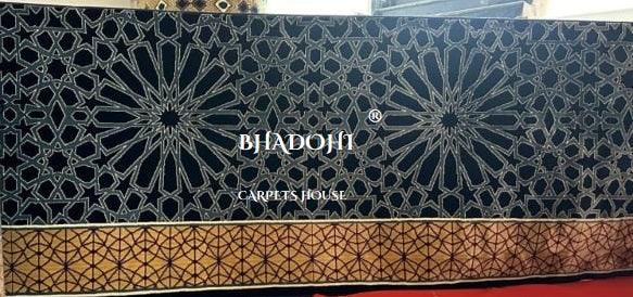 Blue Turkish Janamaz Roll – Imported Masjid Carpet | 15 mm Ultra Soft & Luxurious Mosque Prayer Mat