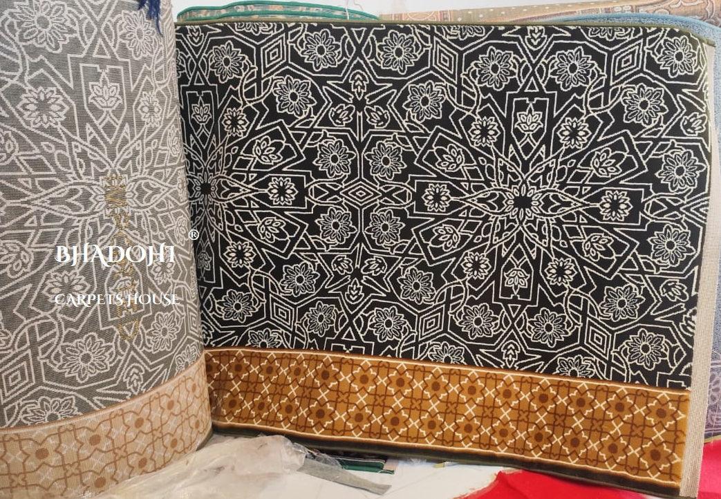 Dark Green Turkish Janamaz Roll – Imported Masjid Carpet | 15 mm Ultra Soft & Luxurious Mosque Prayer Mat