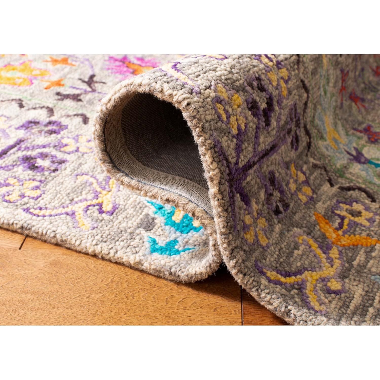 Kaleidoscopic Shedded Loop Carpet & Rug