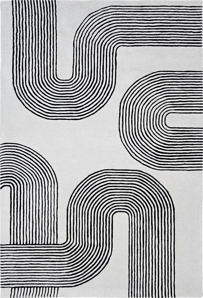 Linear Hand-Tufted Carpet & Rug