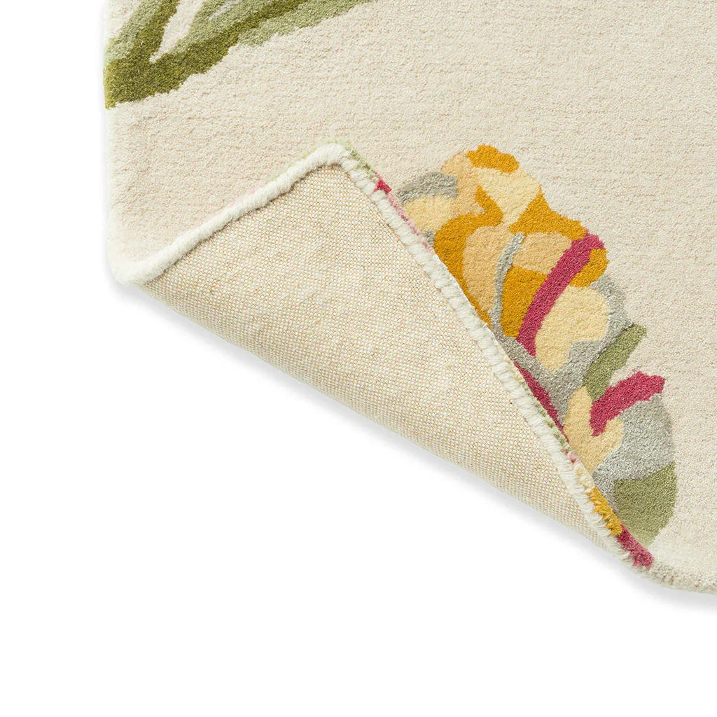Luxe Blossom Foliage Hand-Tufted Rug