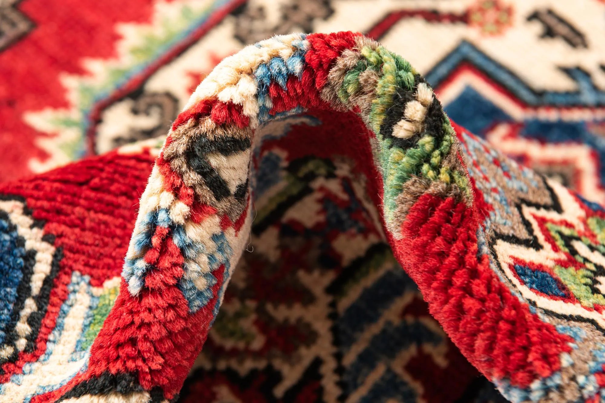 Majestic Loom Kazak Hand-Knotted Rug