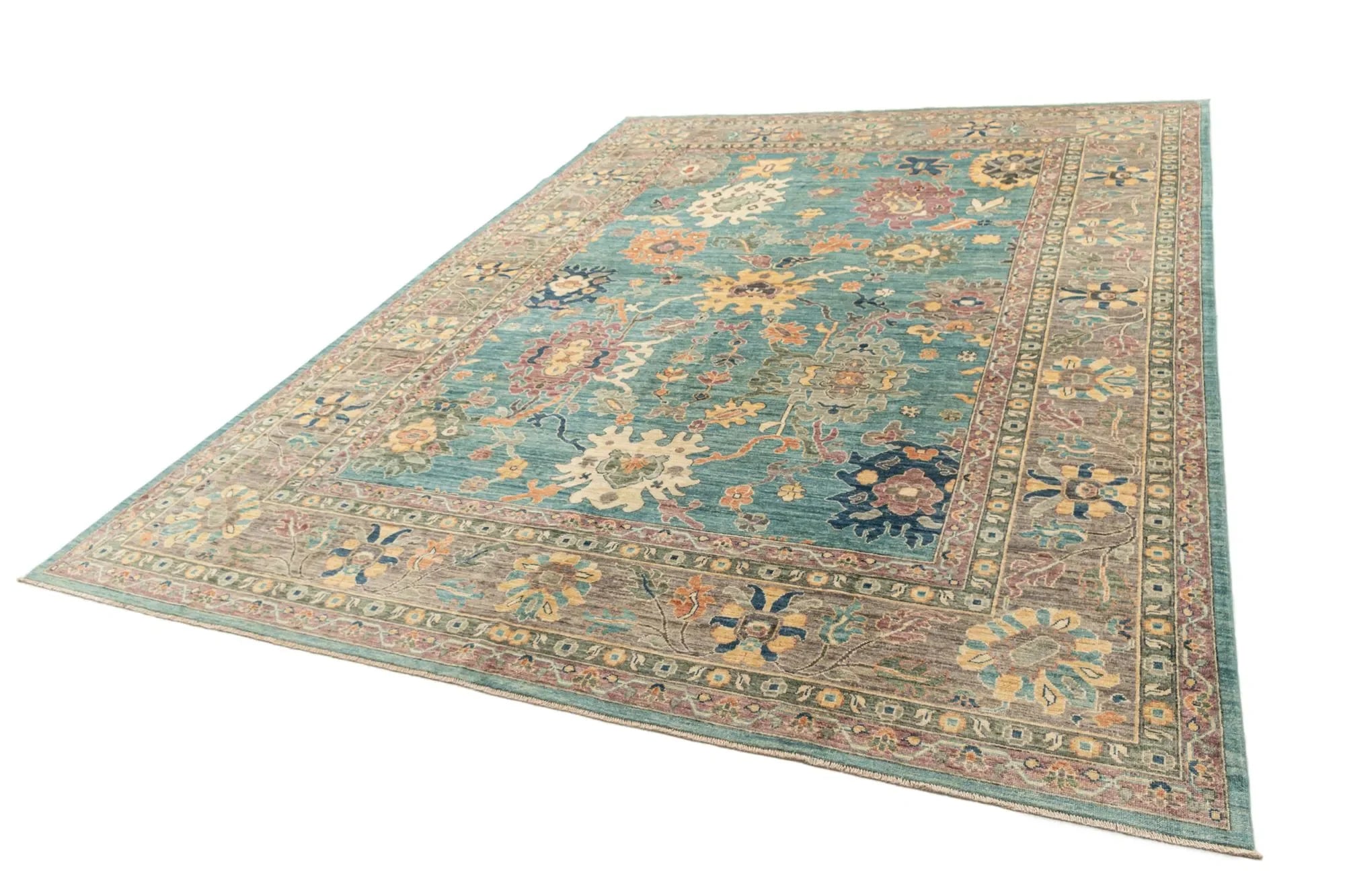 Majestic Roots Oushak Hand-Knotted Rug