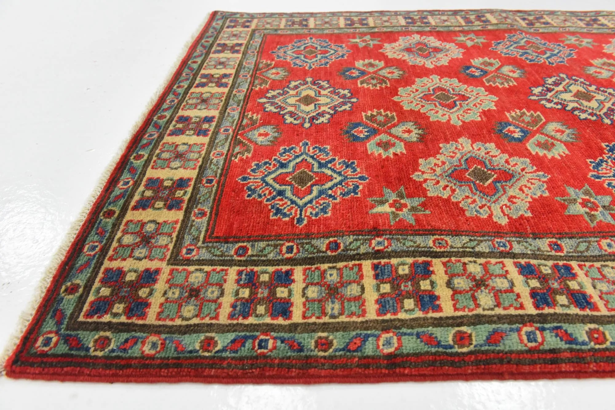 Master Weave Kazak Hand-Knotted Rug