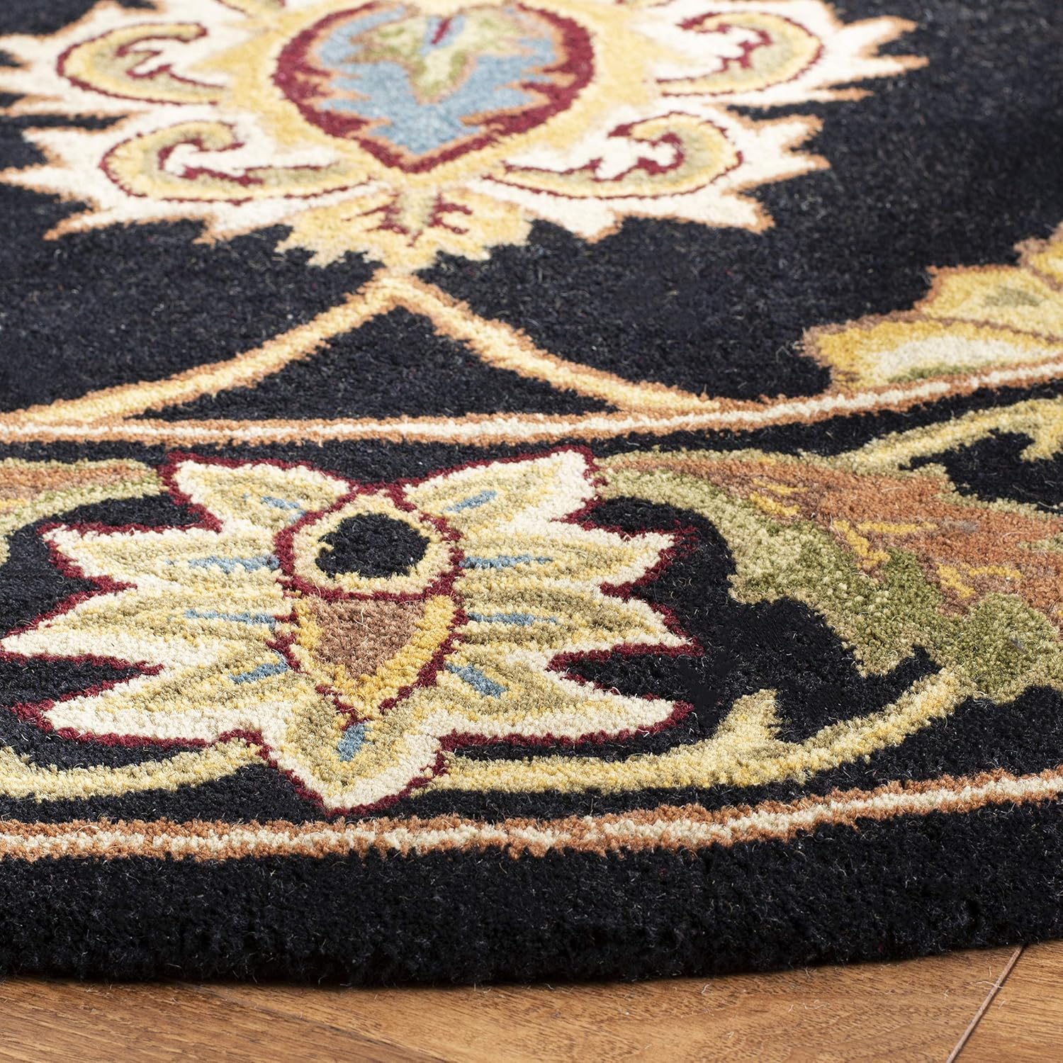 Mehran Persian Tufted Round Carpet & Rug