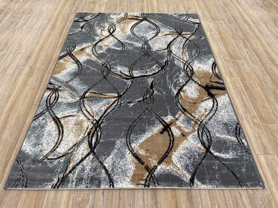 Modern Abstract Area Rug & Carpet