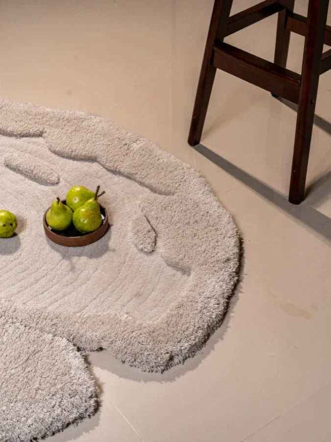 Monochrome Beige Carpet & Rug