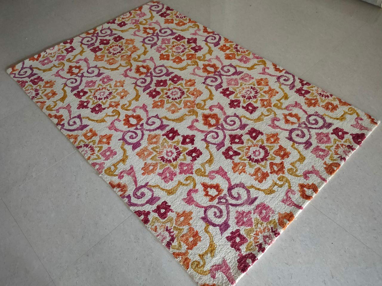 Multicolor Vintage Loop Carpet & Rug