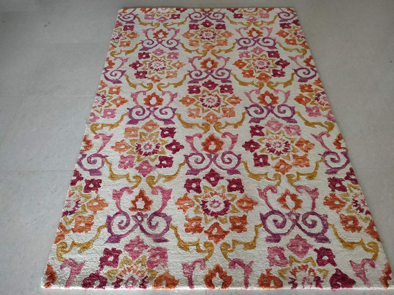 Multicolor Vintage Loop Carpet & Rug