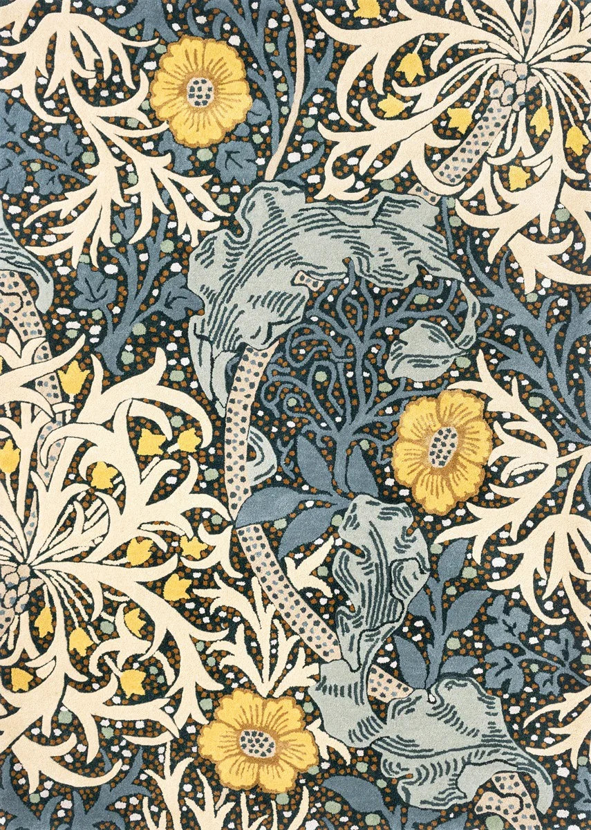 Naturea Bloom Foliage Hand-Tufted Rug