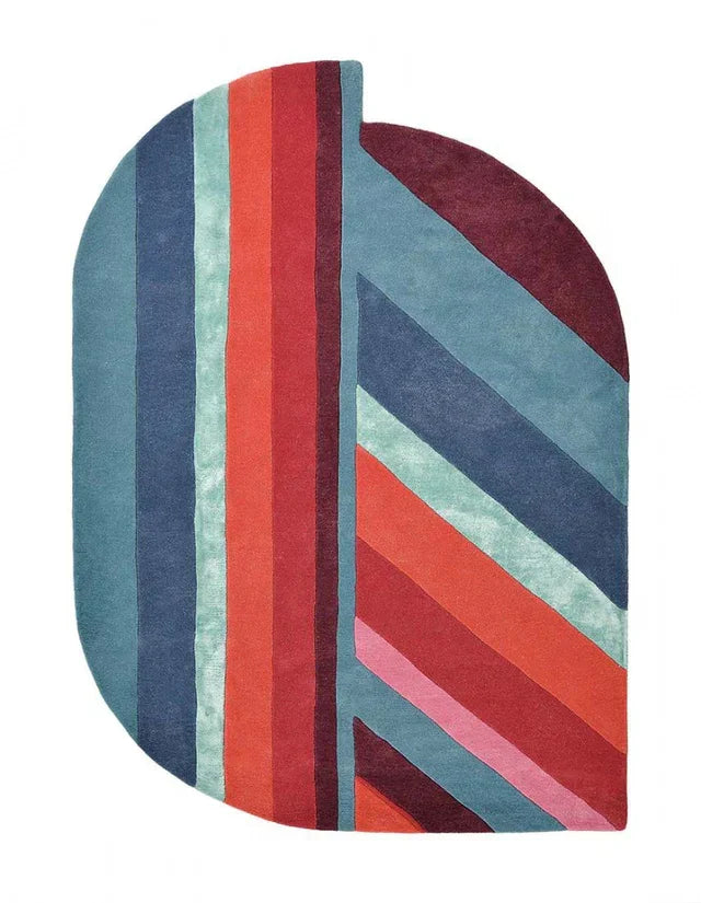 NewAge MultiColor Irregular Rug