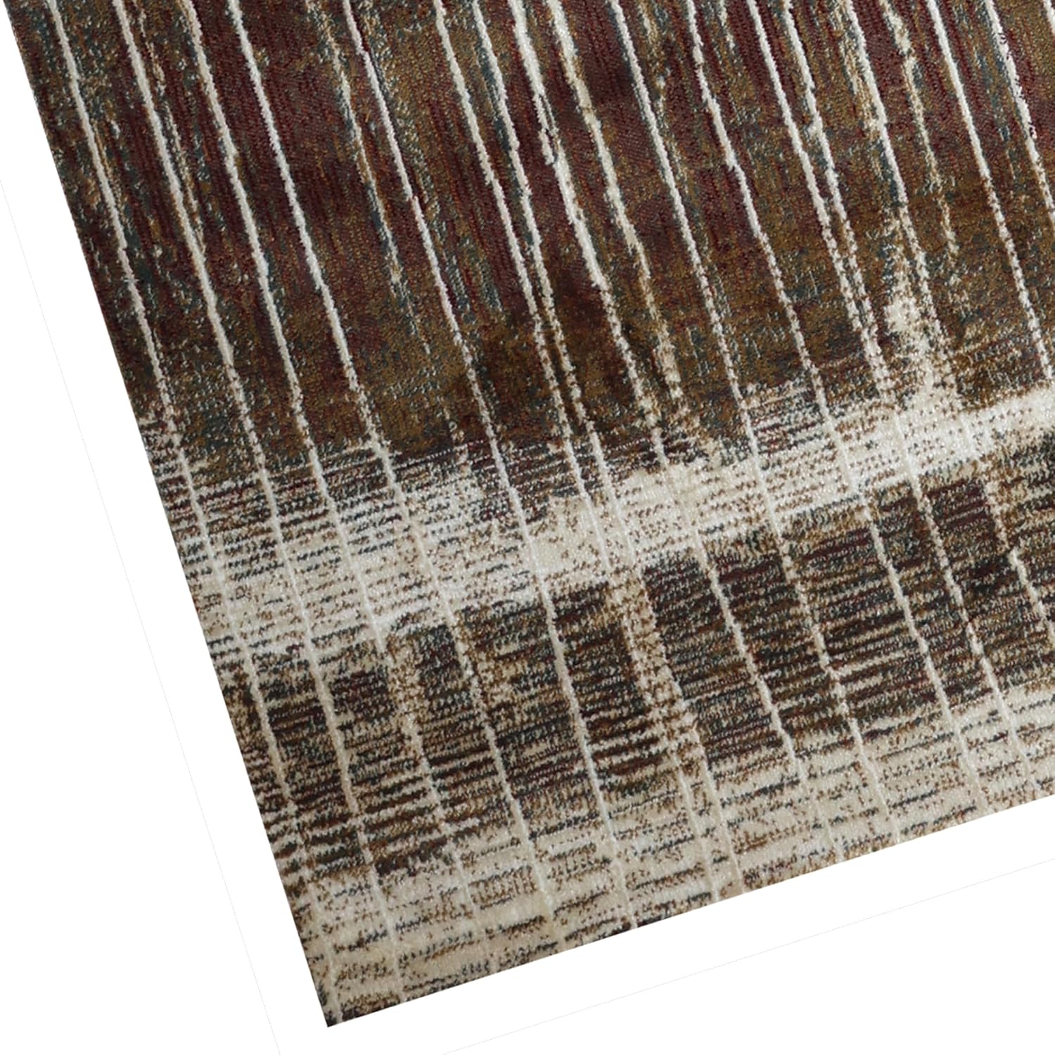 Offset Abstract Area Rug