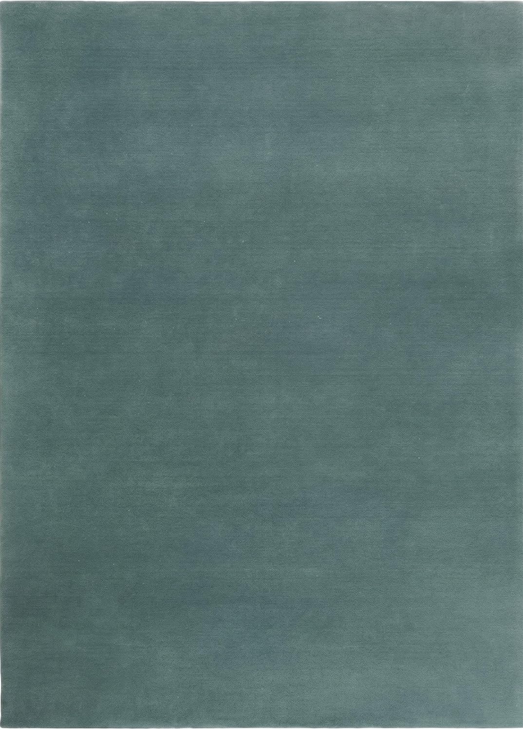 Pale Green Color Wool Hand-tufted Solid Carpet & Rug