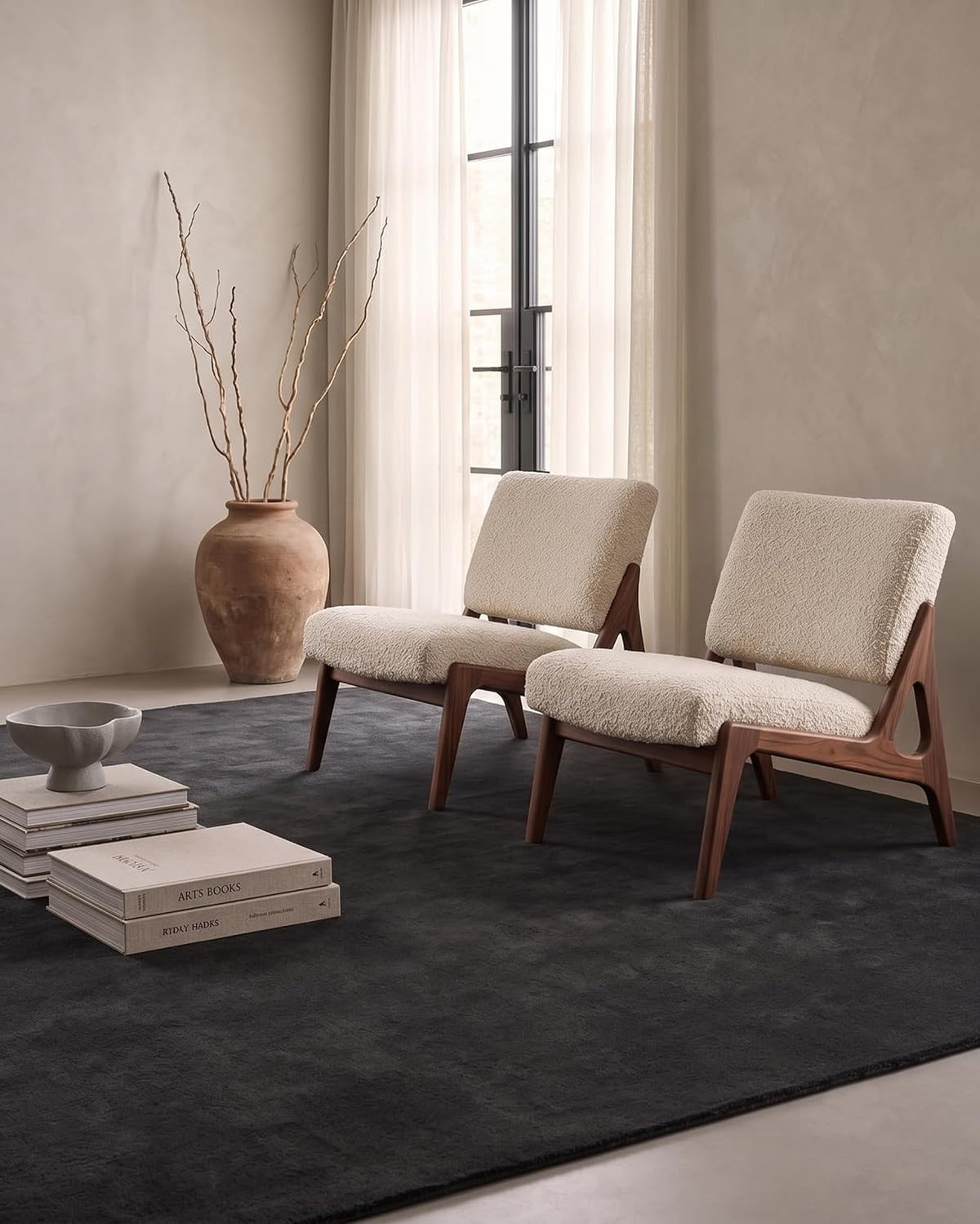 Pencil Grey Color Wool Hand-tufted Solid Carpet & Rug