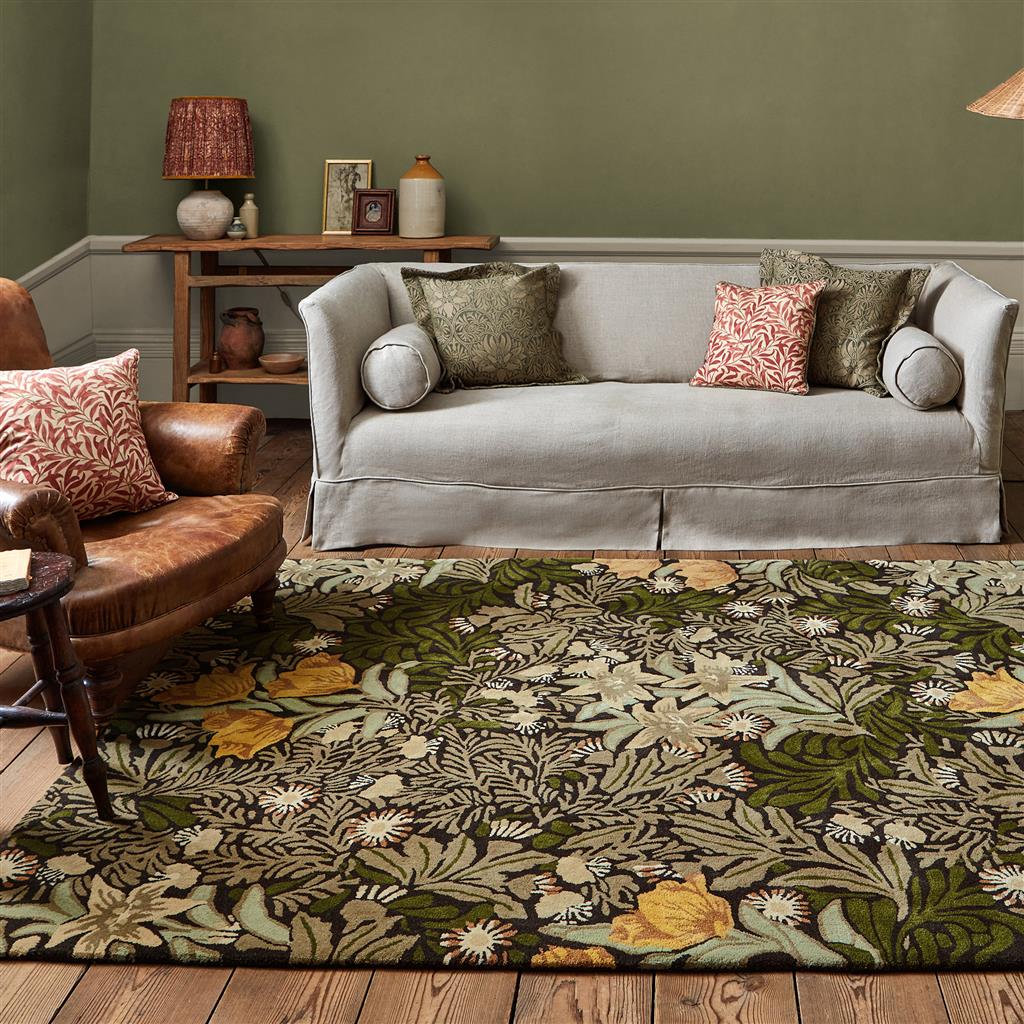 Petal Dream Foliage Hand-Tufted Rug