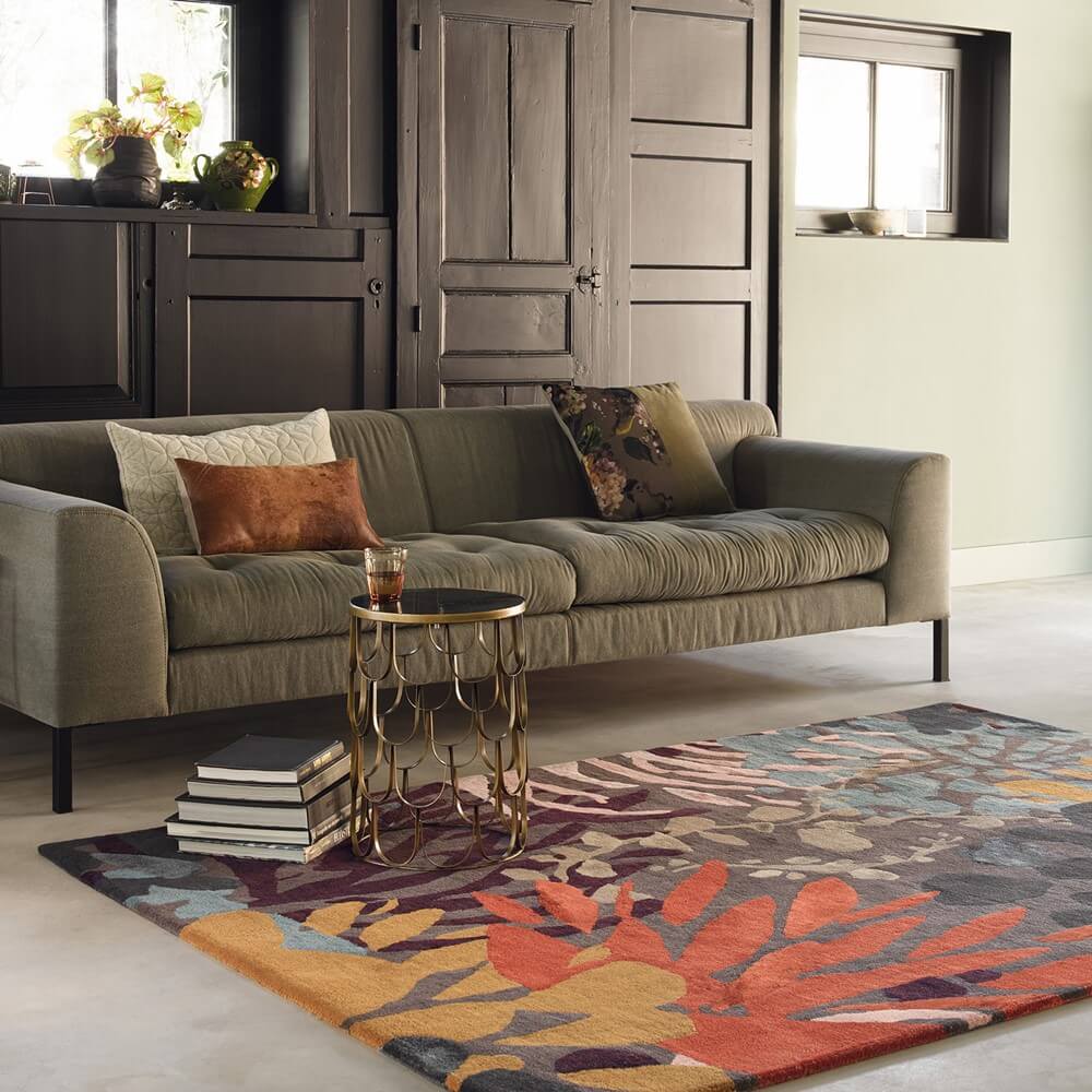 Petal Weave Foliage Hand-Tufted Rug