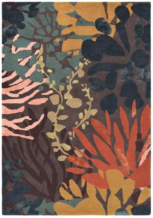 Petal Weave Foliage Hand-Tufted Rug
