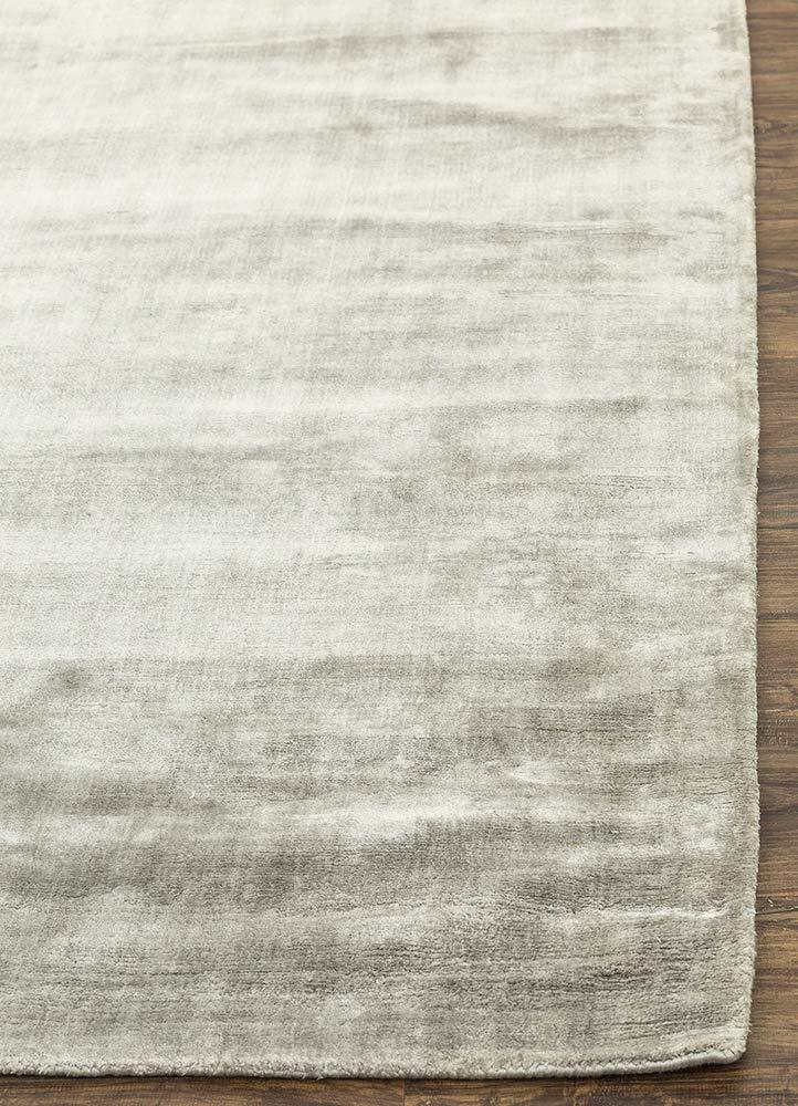 Pista Green Gleam Touch Viscose Silk Hand-Tufted Rug