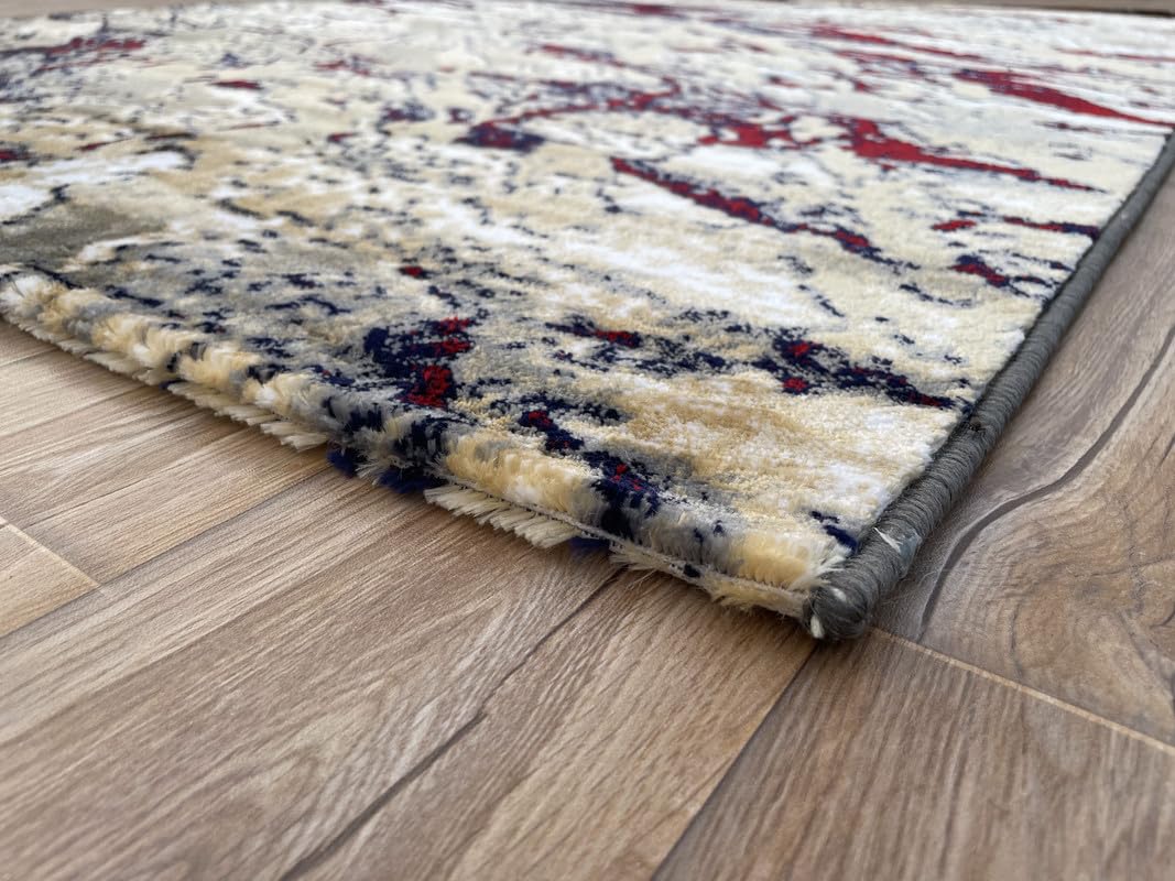 Premium Washable Modern Abstract Area Rug